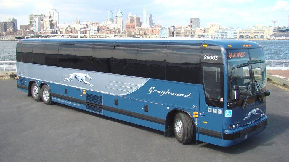 Greyhound coach