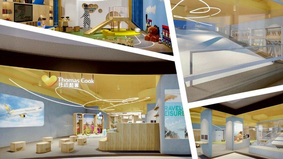 Concept image of new Thomas Cook store in Shanghai