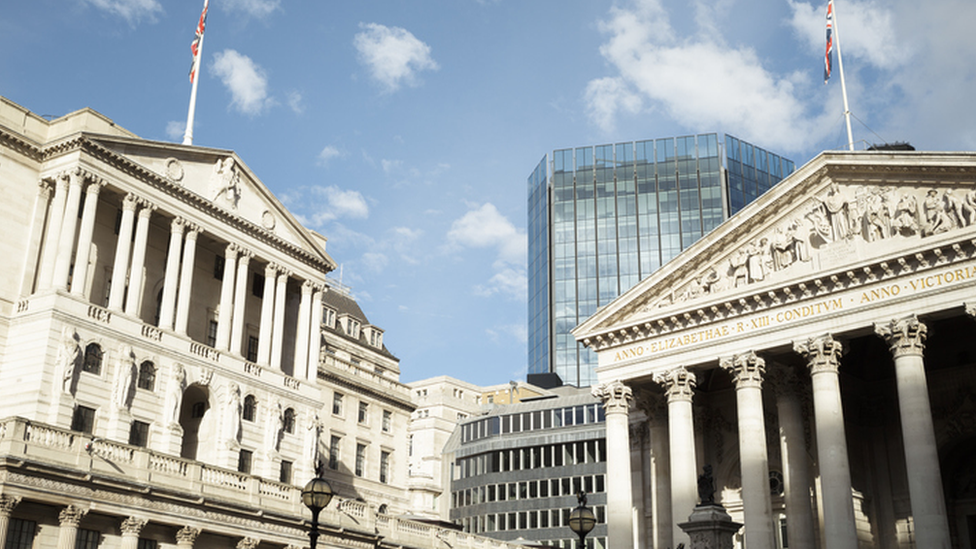 Bank of England and the Royal Exchange