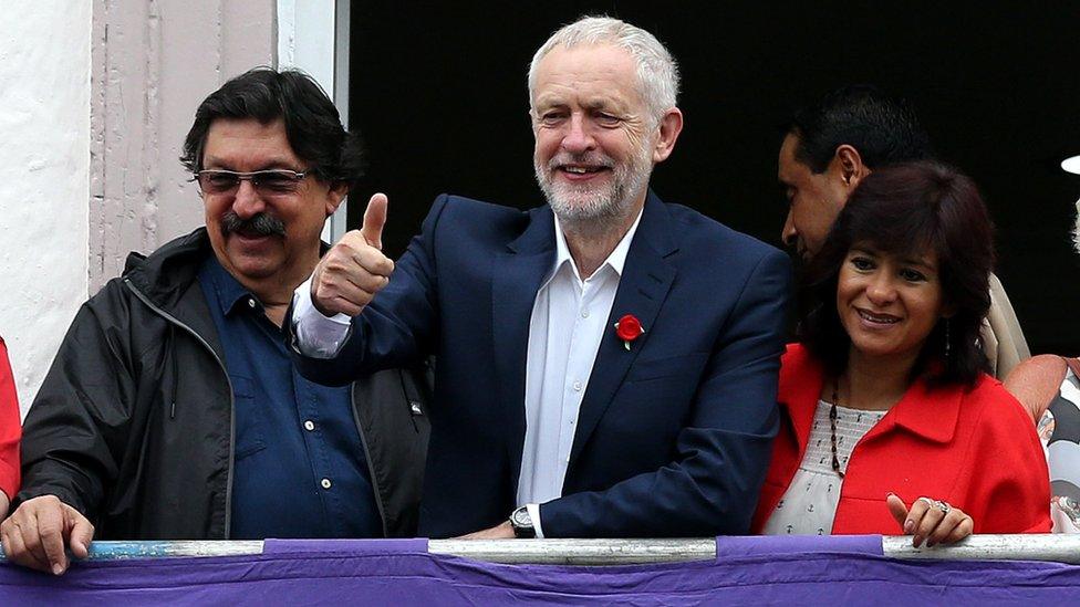 Jeremy Corbyn at Durham Miners' Gala 2015