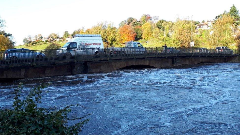 River Derwent in Belper, Derbyshire