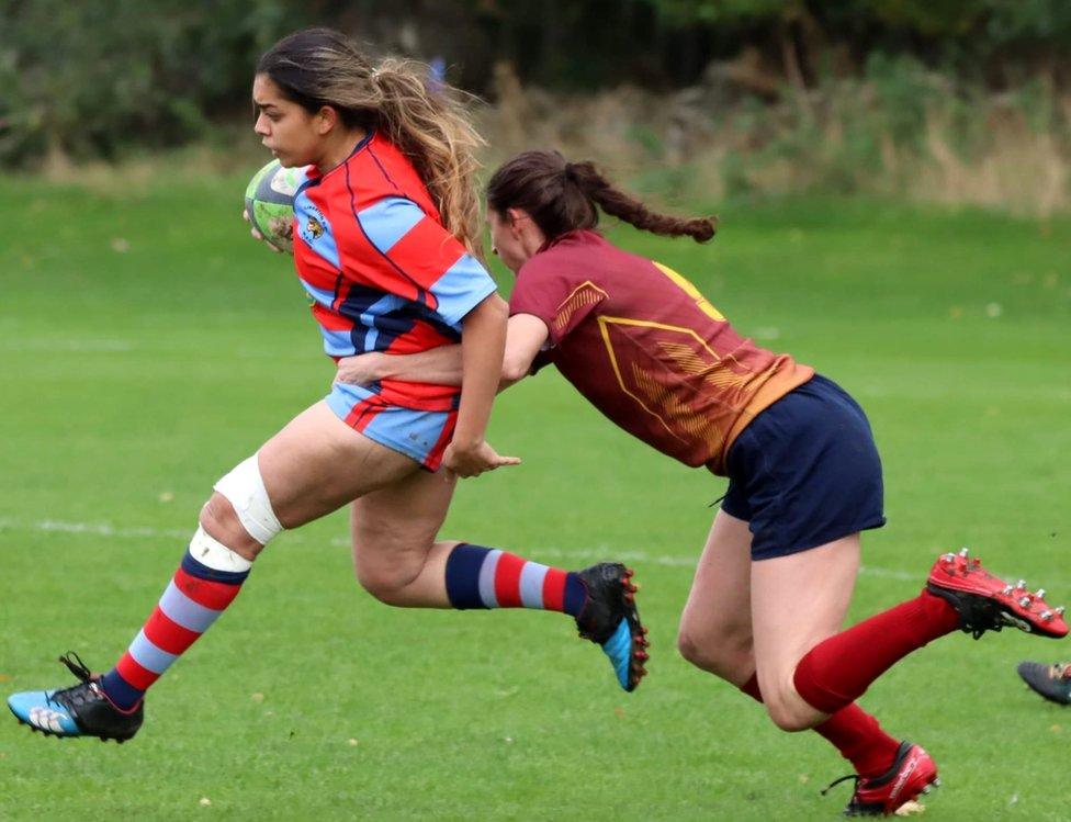 Liberton Women during a match