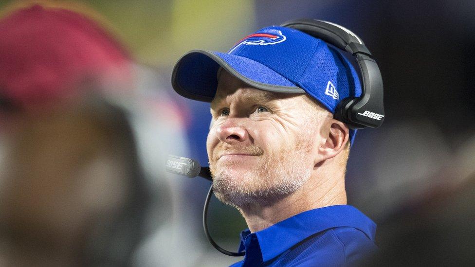 Buffalo Bills head coach Sean McDermott