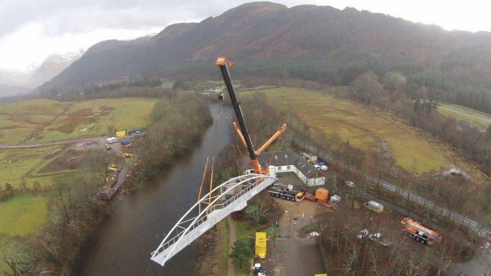 Glen Nevis footbridge