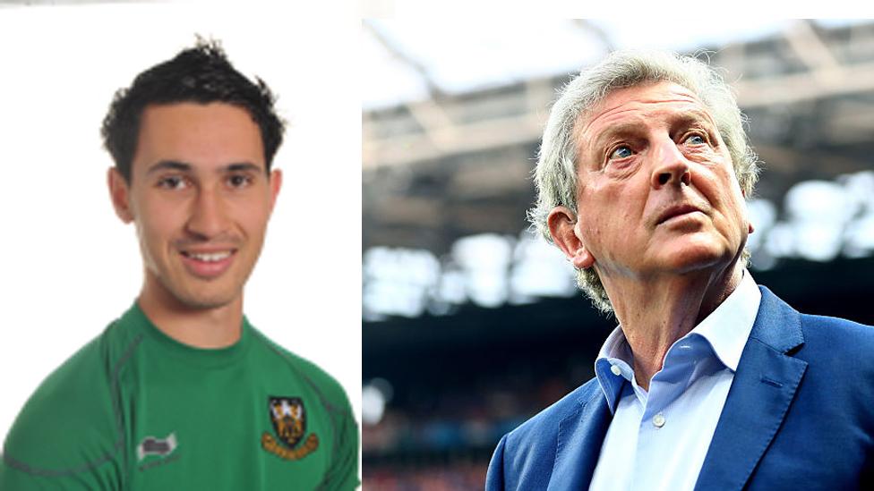 Sam Chambers and Roy Hodgson