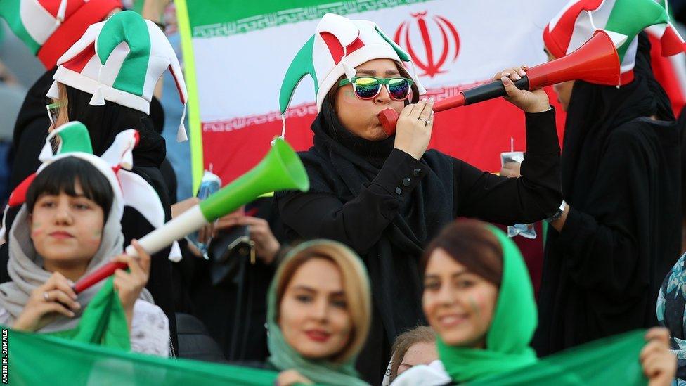 Iranian female fans