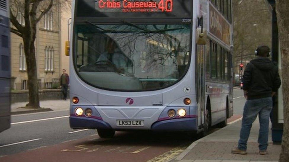 Bus in Bristol