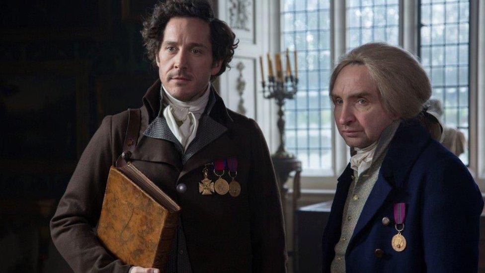 Bertie Carvel and Eddie Marsan in Jonathan Strange and Mr Norrell