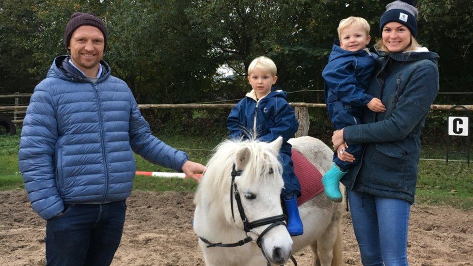 Matt with his family