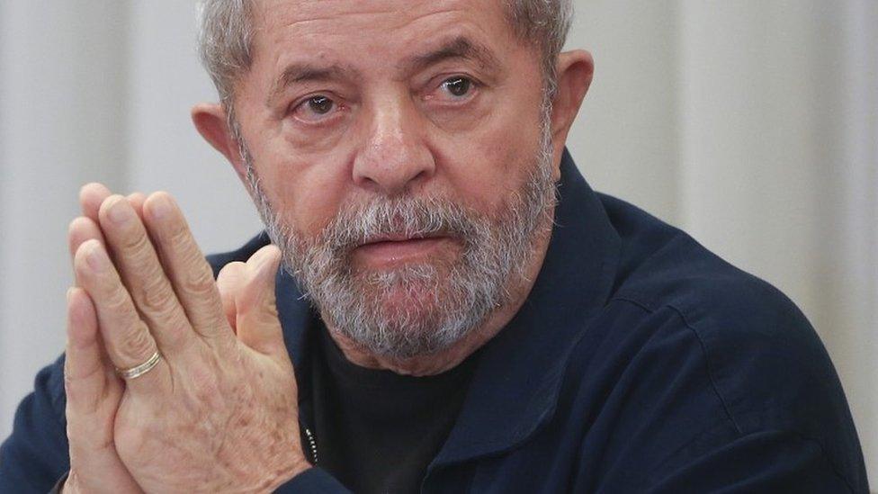 In this March 30, 2015 file photo, Brazil"s former President Luiz Inacio Lula da Silva attends an extraordinary Worker"s Party leaders" meeting in Sao Paulo, Brazil. Brazilian prosecutors said Thursday, July 16, 2015