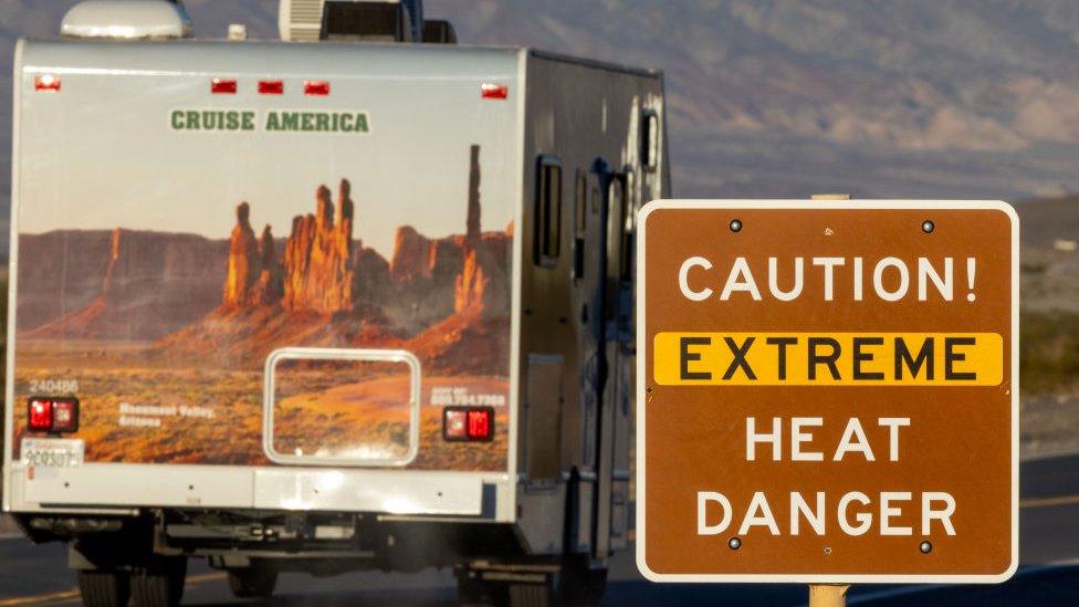 sign in Death Valley, USA