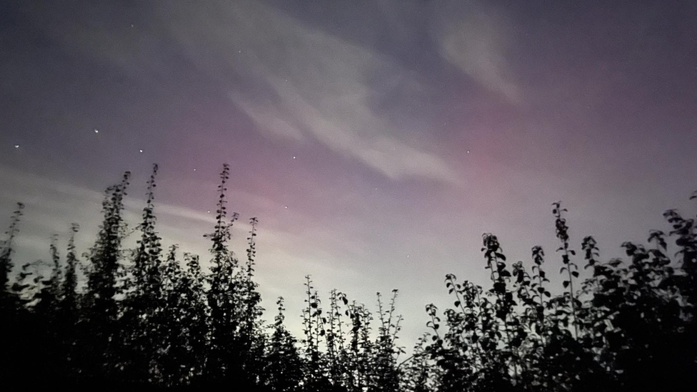 Aurora Borealis in Staffordshire