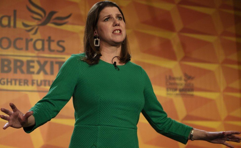 Liberal Democrats leader Jo Swinson launches the Liberal Democrat election manifesto on 20 November