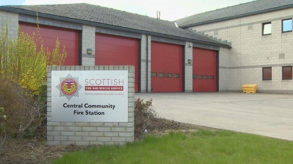 Central and Altens fire stations were affected