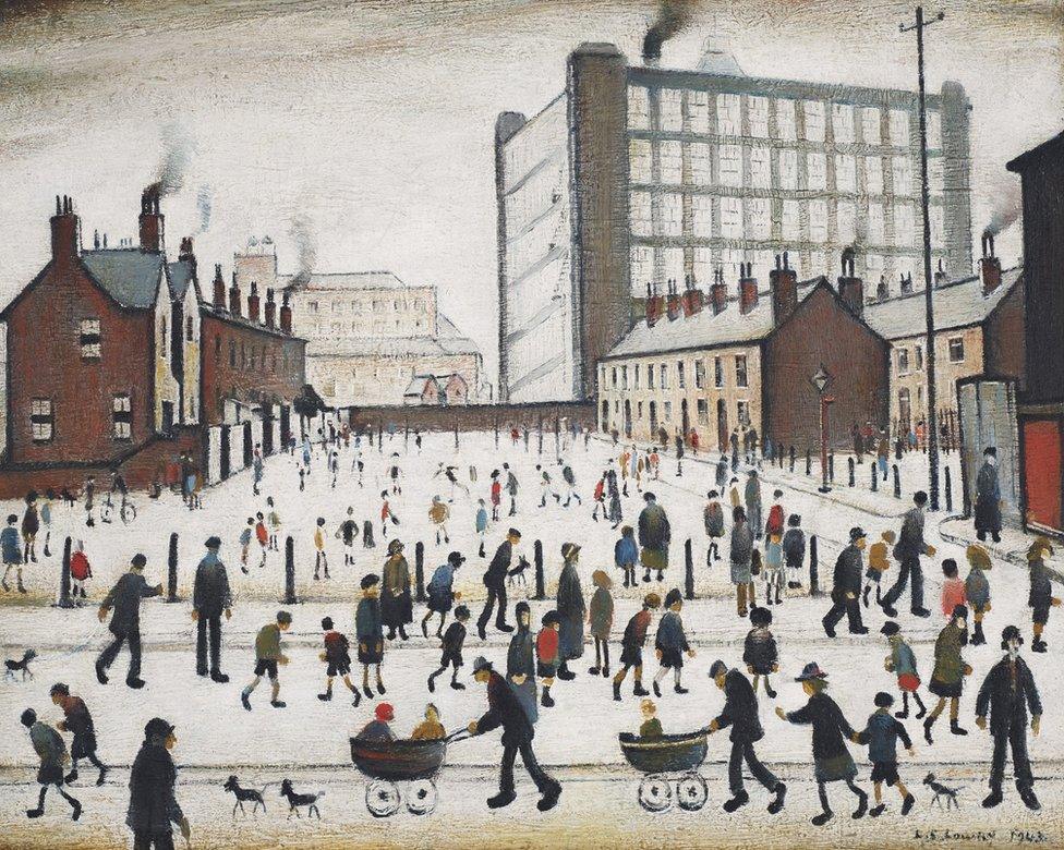 The Mill, Pendlebury by LS Lowry