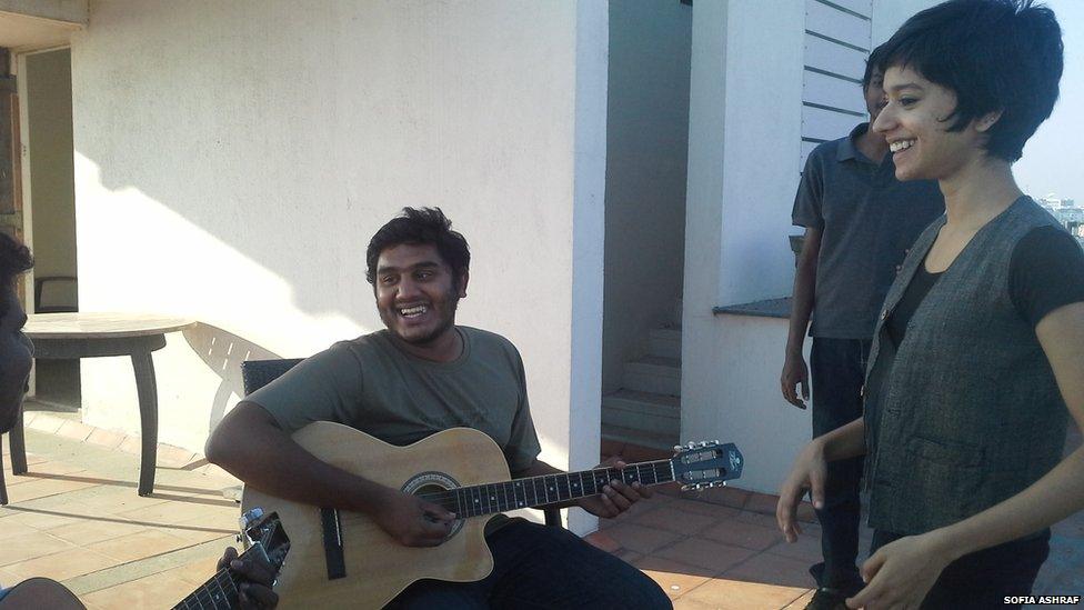 Ms Ashraf says her songs are a result of collaboration with different artists