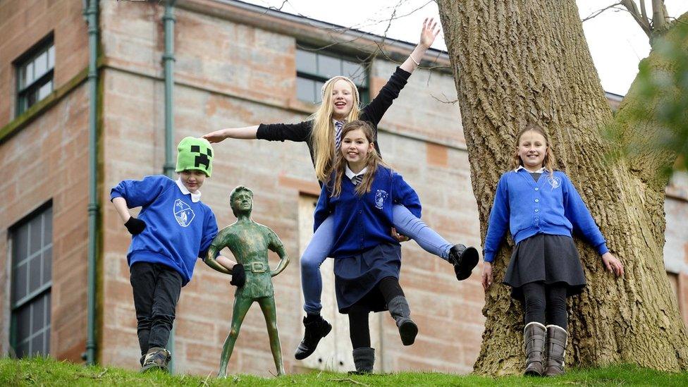 Pupils from St Andrew's