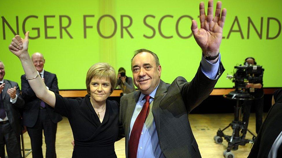 nicola sturgeon and alex salmond