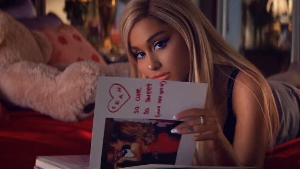 Screengrab from Thank U, Next