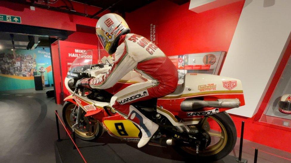 Mike Hailwood's Suzuki motorcycle