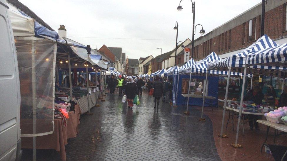 Nuneaton market