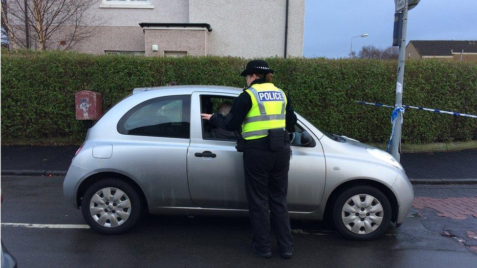 Police officer in Penilee