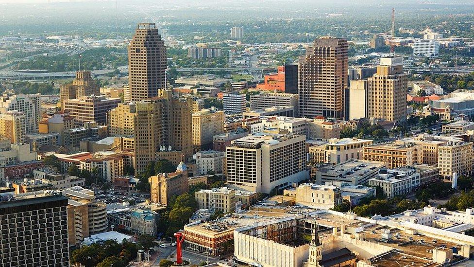 City skyline of San Antonio, Texas