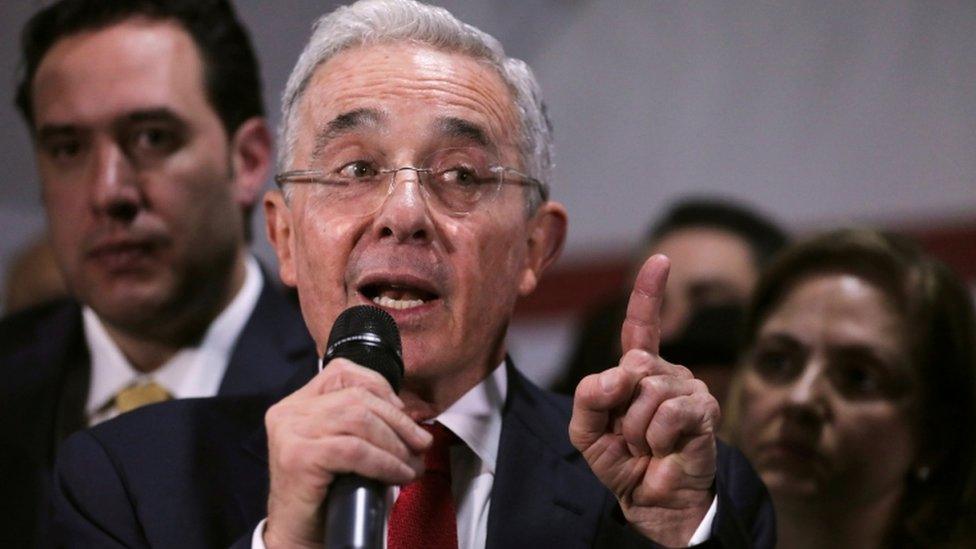 Álvaro Uribe (file photo)