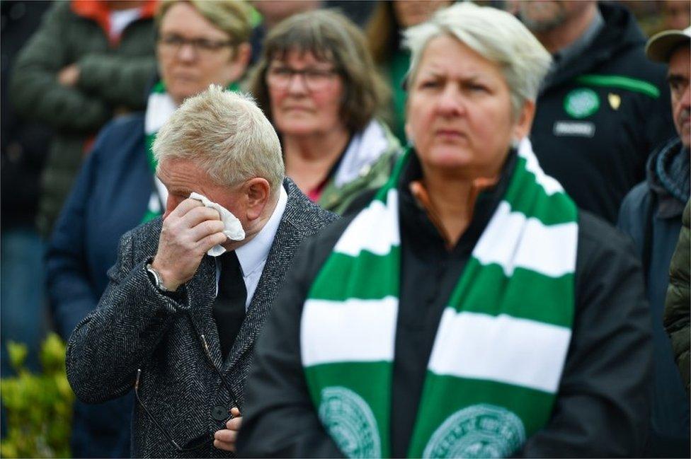 Fans at Celtic Park