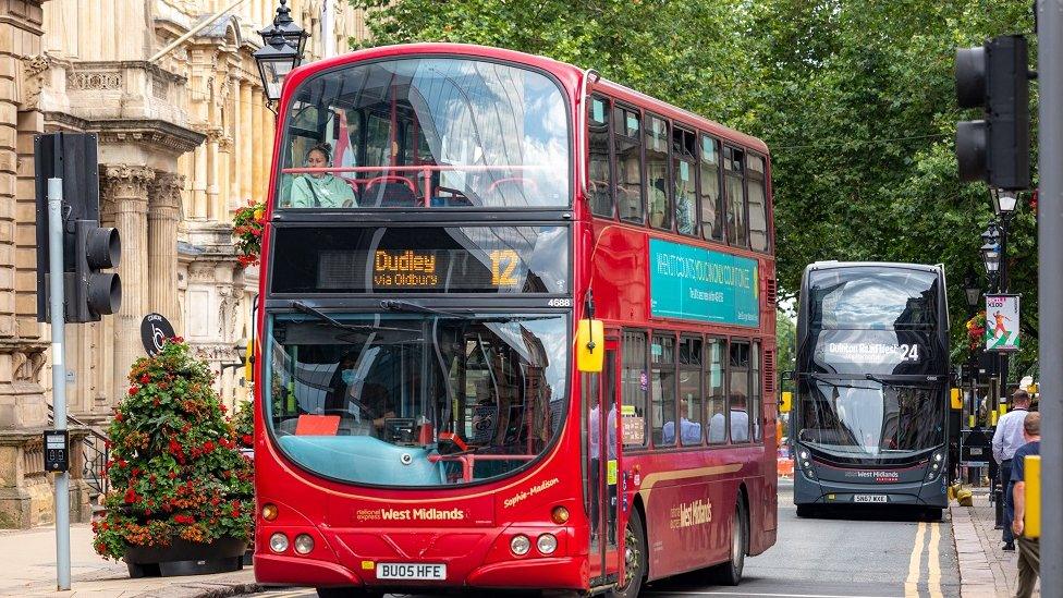 Bus in West Midlands