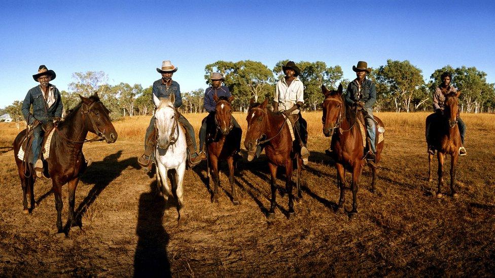 Stockmen known as the Gibb River Boys