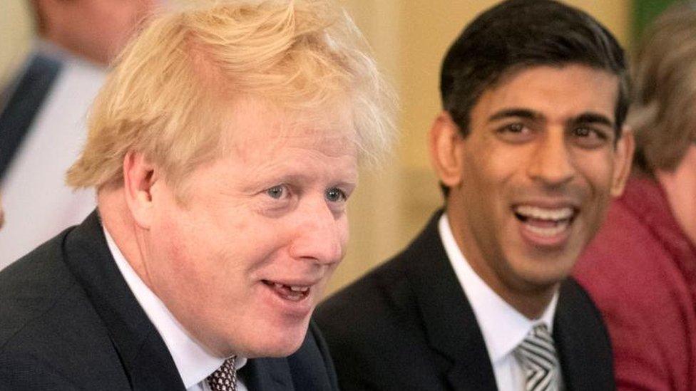 Boris Johnson and Rishi Sunak