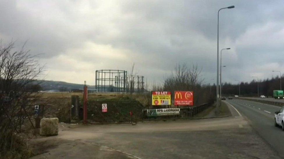 Site of proposed incinerator
