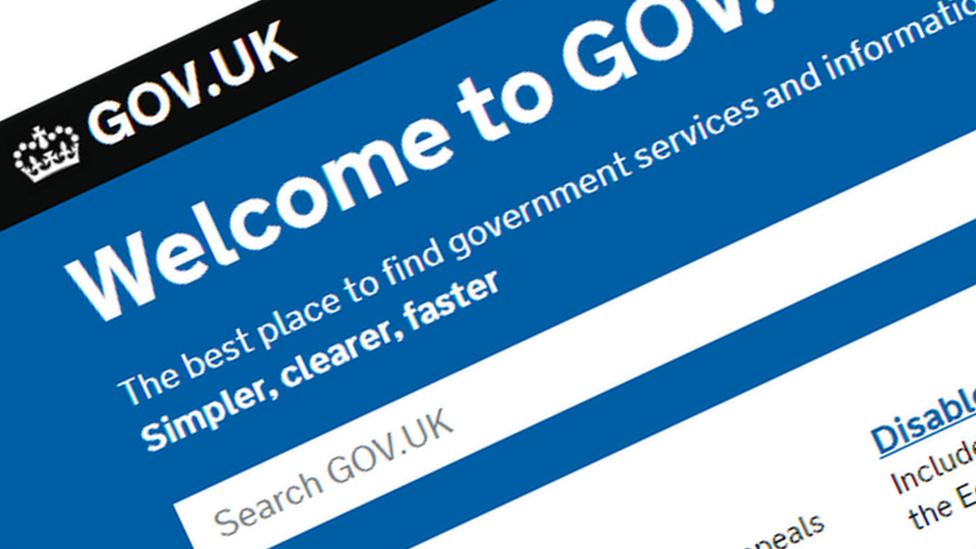 GOV.UK website