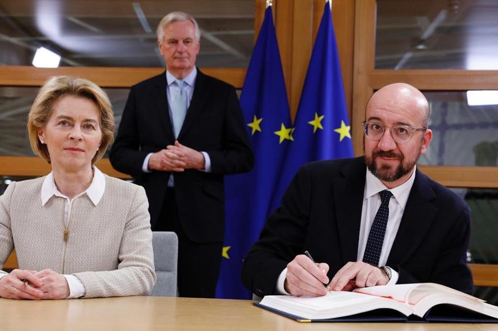 Ursula von der Leyen and Charles Michel