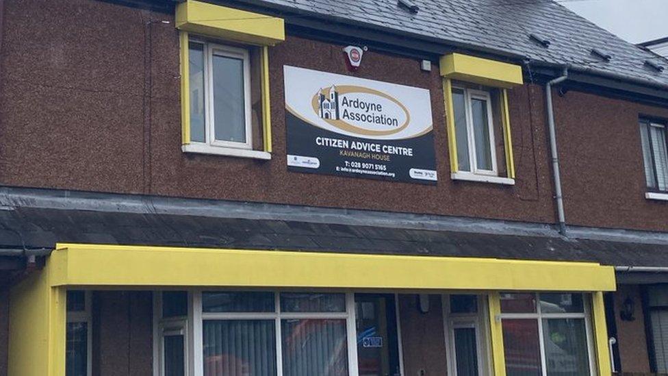 The Ardoyne Association Advice Centre in north Belfast