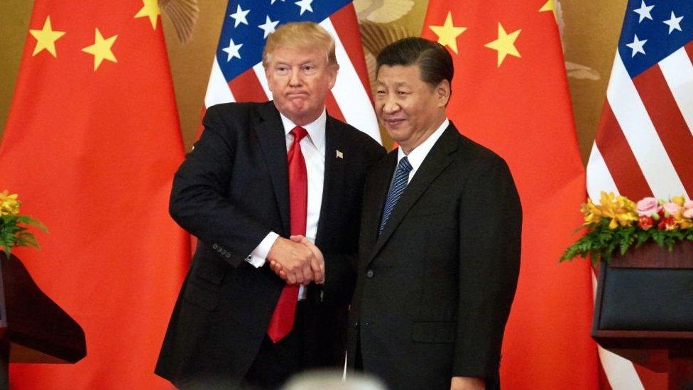 The US is locked in a trade war with China