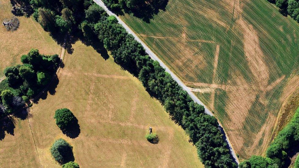 Fort structure revealed at Trawscoed, Ceredigion