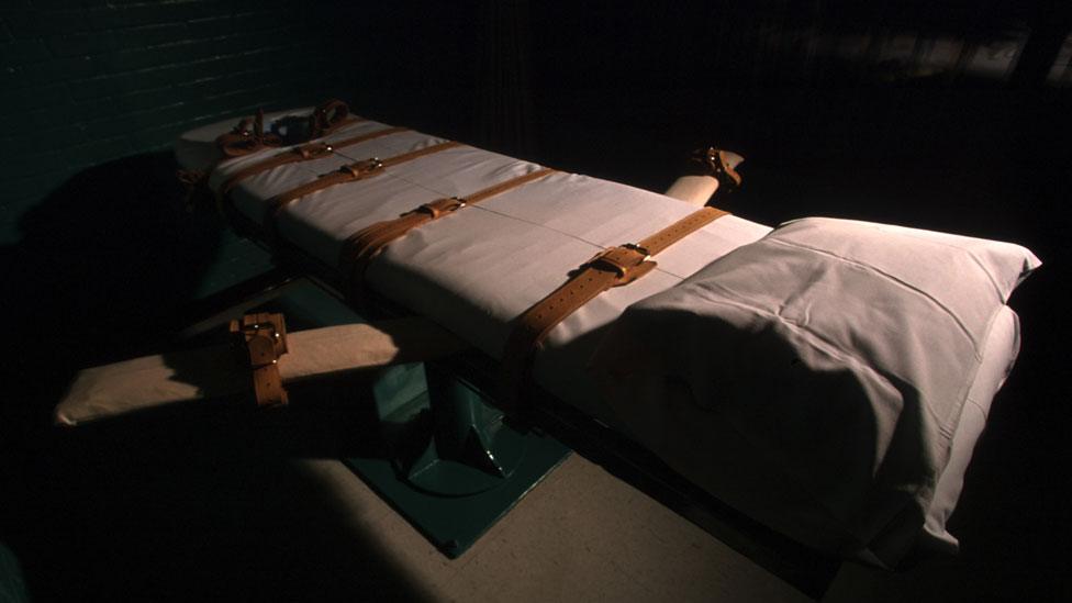 An electrocution chamber in Huntsville, Texas