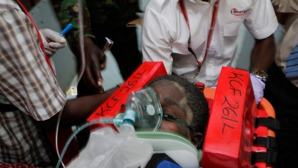 Woman who was pulled out of the rubble