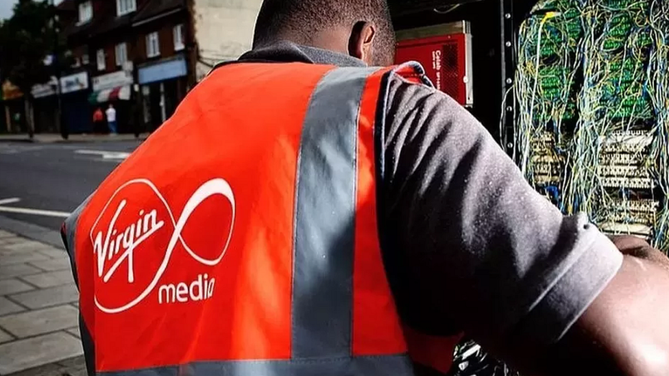 Virgin Media workers