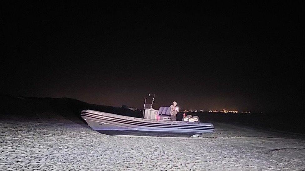 Boat in Belgium on 30 October