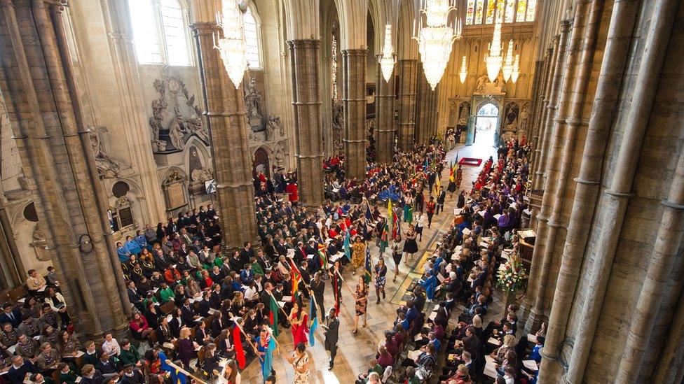 Inside Westminster Abbey