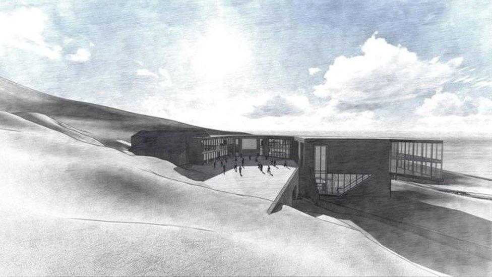 Artist impression of revamped CairnGorm snowsports centre