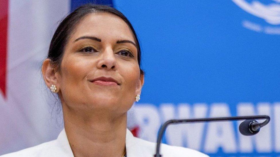 Priti Patel in Rwanda