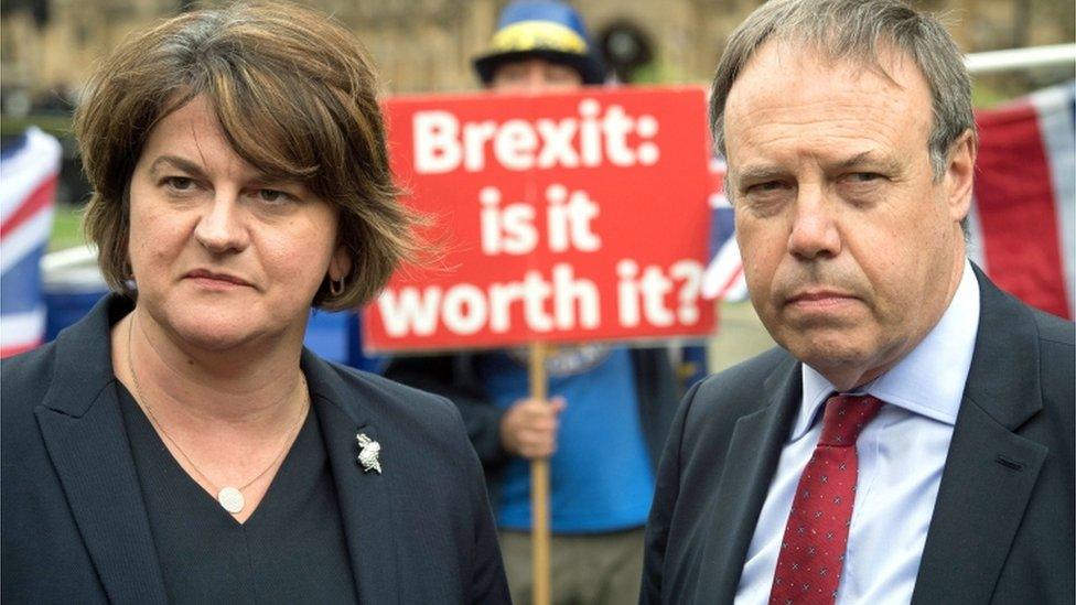 Arlene Foster and Nigel Dodds