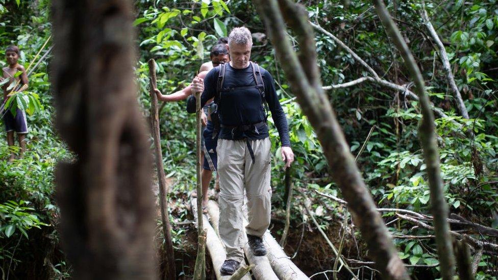 Dom Phillips visiting Roraima State, Brazil in 2019