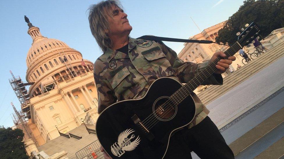 Mike Peters on Capitol Hill, Washington DC