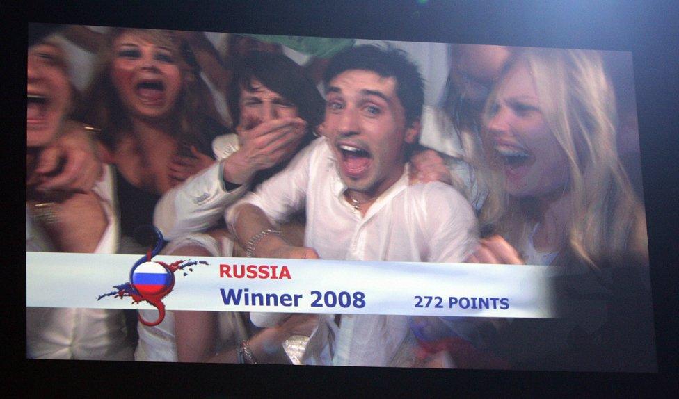 Screen grab of 2008 winner