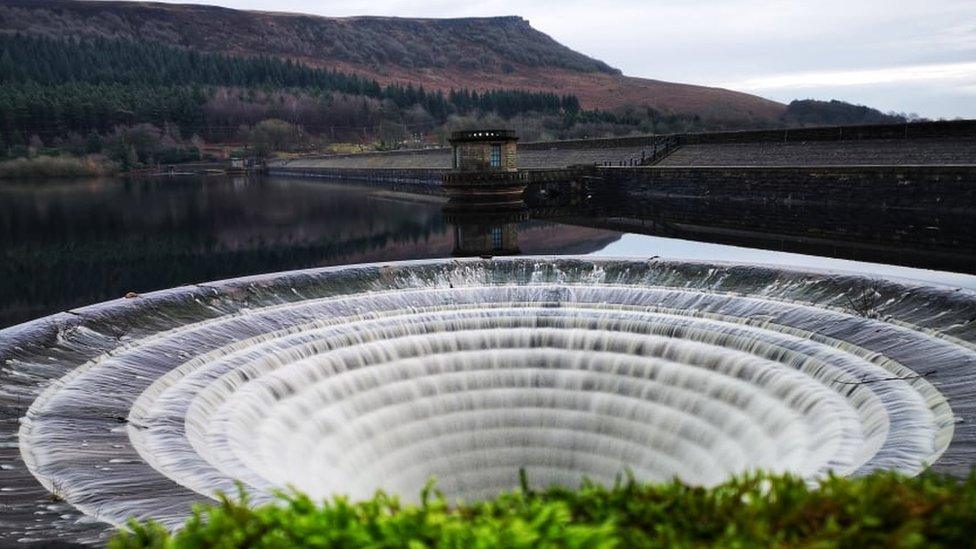 Ladybower Reservoir plughole